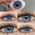 Contact Lenses For Eyes Makeup Lens with degree Yearly Grey Brown Purple Colored Lenses 2pcs Yearly