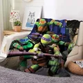 Teenage Mutant Ninja Turtles Blanket Cartoon Nap Blanket 3D Digital Printed Bedroom Sofa Soft