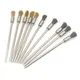 4pcs/lot Steel Wire Brass Horsehair Bristle Brush Polishing 100mm Wheel Antique Kitchen Brush Tools