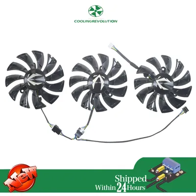 87MM RTX2080 2080Ti Graphics card cooling fan GA92S2U DC12V 0.46A 4PIN for ZOTAC GeForce RTX 2080 Ti AMP Edition Fan