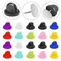 50pcs Rubber Lapel Pin Backs for Cap Pins Brooch Uniform Badges Holder Keepers DIY Jewelry Sewing