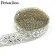 1 Yard Shiny Glass Rhinestone Tape Hot Fix Glass Crystal Ribbon Applique DIY Crafts Wedding Dress