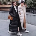 Women's Long Cotton Coat Women's Winter Jacket 2023 Korean Women's Down Jacket Loose Thick Long Down