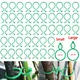 20-50pcs Garden Vine Strapping Clips Plant Bundled Buckle Ring Holder Tomato Garden Plant Stand Tool