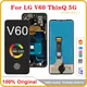 6.8"Original AMOLED For LG V60 ThinQ 5G LCD LM-V600 LMV600EA Display Touch Screen Digitizer