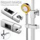 New Shower Accessories Shower Head Bracket Adjustable Replacement Hand Shower Rack Square Bracket