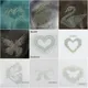 1 Pcs Butterfly Swan Heart Fish Pattern Hotfix Rhinestones Crystals Diamonds Stones Dress Trimming