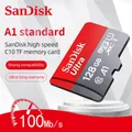 100% Original SanDisk Ultra TF Memory Cards 32GB 64GB 128GB 256GB 512GB MicroSDHC Car UHS-I A1 for