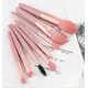 8 Pcs Mini Travel Portable Soft Makeup Brushes Set Eye Shadow Foundation Powder Eyelash Lip