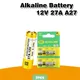 2pcs 27A A27 12V Alarm-Remote Alkaline Battery Cells 27AE 27MN Primary Dry Batteries for Car Remote