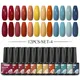 2/3/4/6/8/12PCS/SET Nail Gel Polish Set Kits Color Glitter Varnish Nail Gel For Manicure Set Soak