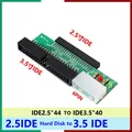 New 44 Pin 2.5 " HDD To 3.5 " IDE 40 Pin Interface Hard Disk Drive HDD Converter Adapter For Laptop
