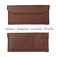 4.7-7.2 inch Slim Genuine Leather Smartphone Pouch Belt Clip Holster Case For iPhone Samsung Huawei