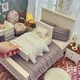 1/6 1/12 Doll House Model Furniture Accessories Bed Bedside Table Bedding Set Pillow Bjd Ob11 Gsc