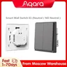 Aqara E1 Wall Switch With Neutral NO Neutral Smart Home Works With ZigBee 3.0 Gateway Hub For Mi