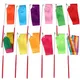 12 Pcs Flower Sticks Kids Kits Streamers Twirling Toy Set Girl Dancing Ribbons Dance Ribbons Wand