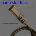 Suitable for Laptop Nano-lock Slot Notebook Computer Anti-theft Lock Zinc Alloy 4-Digit Password