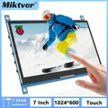 Miktver Raspberry Pi 4/3/B+ Display 7" 1024x600 Drive Free Capacitive Touchscreen Panel No Case Mini