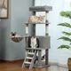 Free Shipping Cat Tree Large Cat Tower with Scratching Posts Multilayer Cat Tower with Hammocks