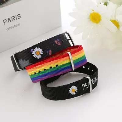 Neue Daisy Armband Armbänder Für Mädchen Jungen frauen Regenbogen Armband Armband Einstellbar