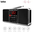 Lefon L-288 AM FM Bluetooth Radio Receiver Digital Portable Speaker Stereo MP3 Player with TF USB