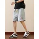 2023 New Summer Men's Shorts Plus Size Cotton Casual Baggy Sports Shorts Male Breeches Oversize