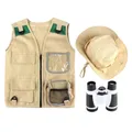 Costume explorer kids kit Kids Explorer Adventures Suit Including Vest and Hat Dress Up Children