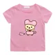 Rilakkuma Bär Kawaii T-shirt für Jungen und Mädchen Kinder Cartoon Grafik Druck T-shirt 100%