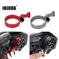 INJORA One-handed Control Adaptor Transmitter Steering Wheel for RC Car TQI Remote Controller TRX4