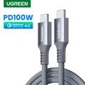 Ugreen 100w usb c schnell ladekabel für macbook pro 22 samsung xiaomi 5a e-marker chip schnell usb