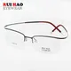 Klassische Geschäfts Brillen Männer Mode Titan Brille Rahmen Myopie Hälfte Randlose Optische Brillen