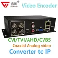 4-Kanal-CCTV-Video-Encoder analog zur Netzwerk überwachung Video konverter Videos erver ahd cvi cvbs