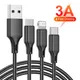 OTTWN 3A 3 In 1 USB Cable Type C Micro Multiple Fast Charging Mobile Phone Cord For iPhone 14 13 Pro