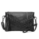 Retro Rivet Envelope Shoulder Bags for Women Small Messenger Bag PU Leather Lady Pouch Bag Black