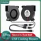 2 Stück Gdstime DC 5 V USB-Lüfter 5015 Turbo-Radialventilator 7530 bürstenloser Router-Kühler 12032 Dual Ball 120 mm industrielles tragbares Gebläse