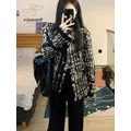 Women's Coat New French Style Small Fragrance 2024 Autumn Winter Retro Weave Tassels Temperament