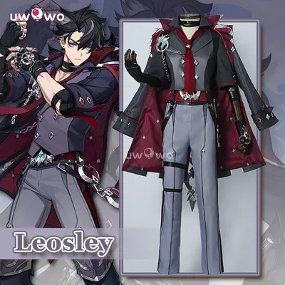 UWOWO Collab-Serie: Spiel Genshin Impact Wriothesley Cosplay-Kostüm, komplettes Set, Halloween-Karnevalskostüme Image