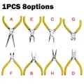 Long Needle Round Nose Cutting Wire Stainless Steel Pliers For Wire Electronic Feet Trimming Plastic