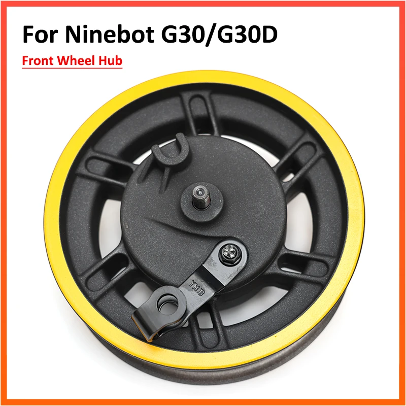 G30 Vorderrad nabe für ninebot max g30d g30lp Kicks cooter mit Motor trommel bremse Aluminium legierung Montage teile Image