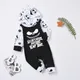 Halloween Newborn Baby Clothes Baby Boy Jumpsuit 2022 Fashion Letters Nightmare Before Nap Long