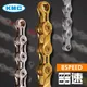 Original KMC Bicycle chain X8 X8pl 8 Speed Chain 116 Links Ultralight Bicycle Chain 8V for MTB Road