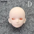 Soft DIY Doll Head For 11.5" Doll Heads For 1/6 BJD Girl Doll's Practicing Makeup Head Without Hair