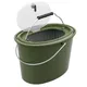 2-in-1 Fishing Bucket Double-Deck Fish Box Detachable Fish Strainer Colander Fishing Bait Storage