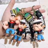 Anime Popeye Seemann Schlüssel bund Cartoon Figur Popeye Puppe Anhänger Schlüssel anhänger Tasche