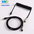 LANO Keyboard Cable GX12 USB2.0 Aviation Connector Wires For Pc Data Cable Type C Computer Hardware
