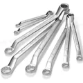 Doppel Ende Ring Spanner Set Offset Box End Dual Head Wrench Set mit Rack Organizer Metric Auto