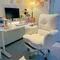 White Lazy Computer Chair Soft and Comfortable Sofa Chair Study Table and Chair Office Reclining