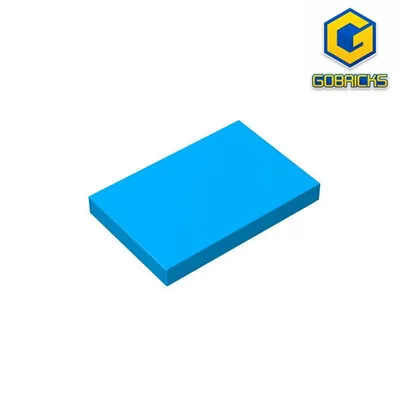Gobricks GDS-1039 Fliese 2 x 3, kompatibel mit Lego 26603, Kinderspielzeug, baut technische Bausteine zusammen Image