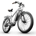 Shengmilo E Bike MX04 Elektrofahrrad 26 Zoll E-Mountainbike Herren Stadt E-Bike 1000W Bafang Adults