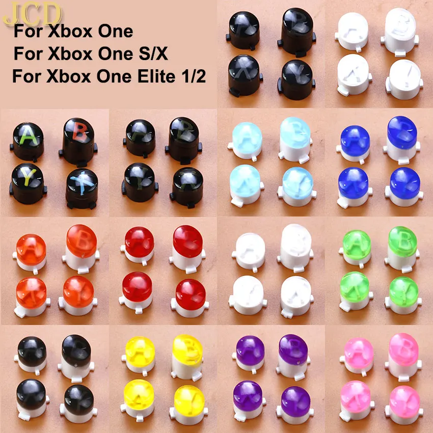 JCD A B X Y Button Replacement For Xbox One Elite 1 2 Controller ABXY Key Buttons For XBOX ONE X Slim Gamepads